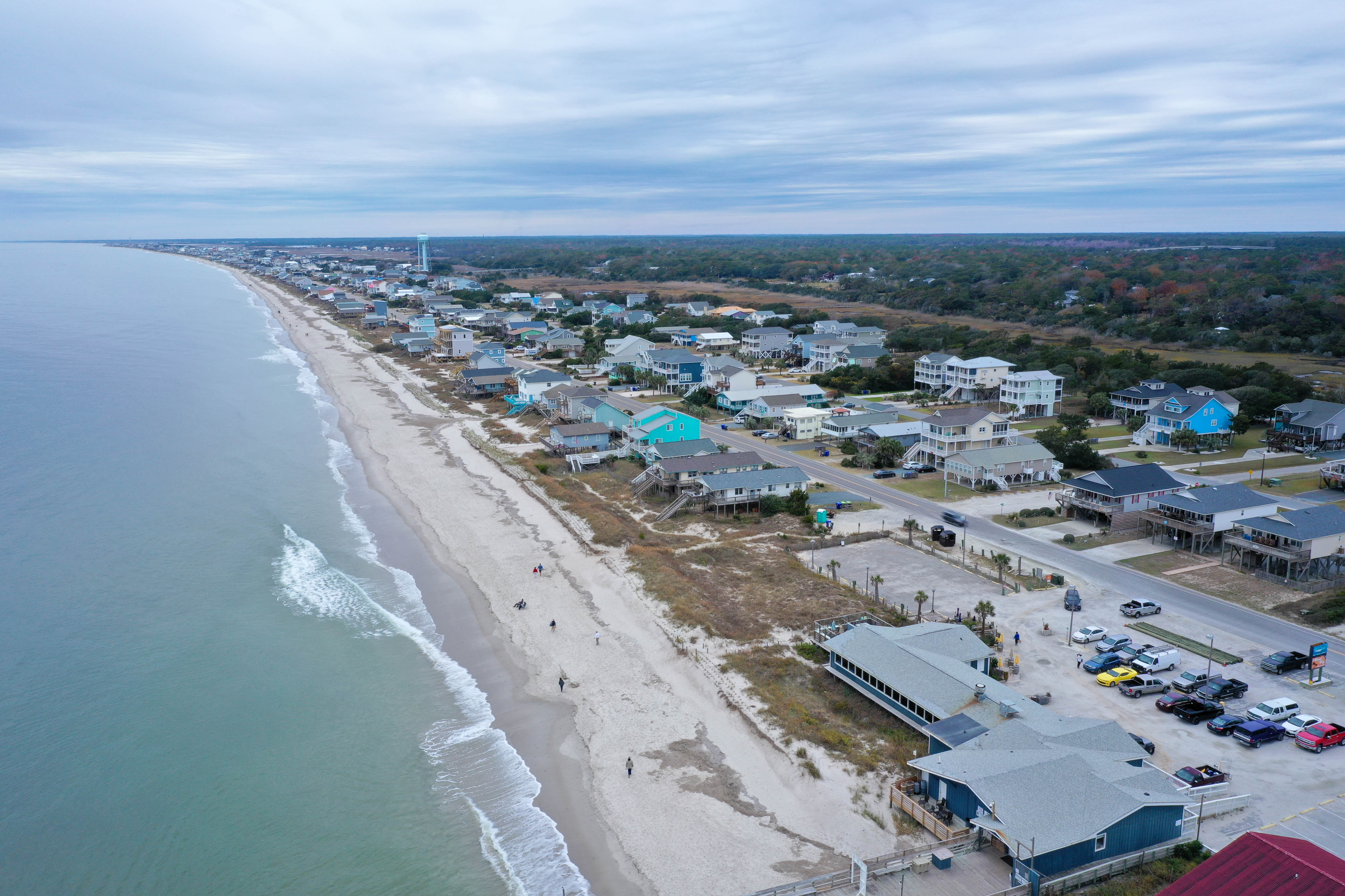 Oak Island aerial view